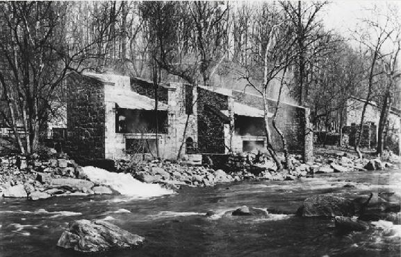 Real photograph: Hagley and the Brandywine Powder Mills